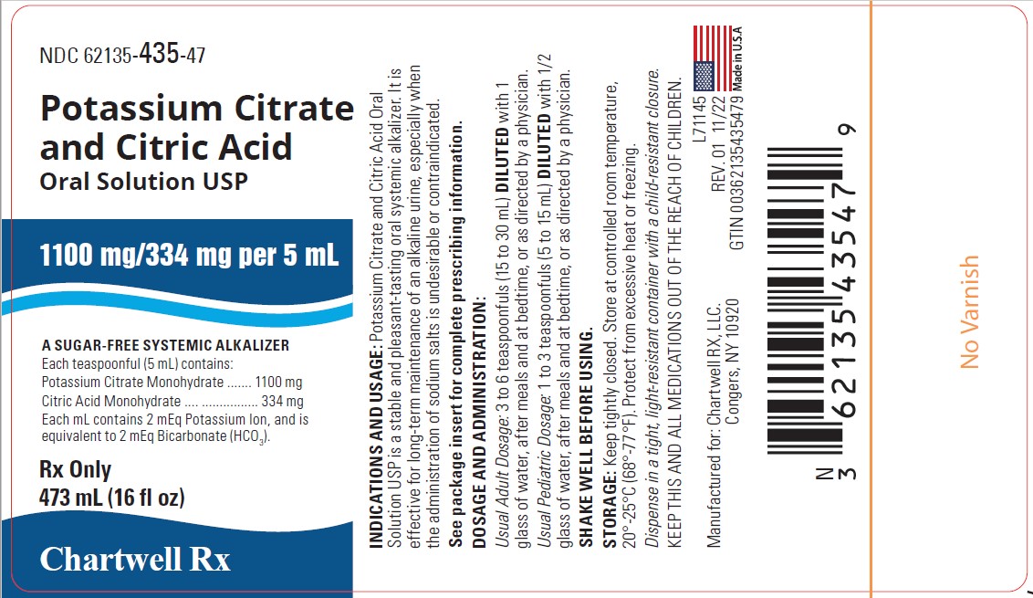 Pill image for Potassium Citrate And Citric Acid Oral Solution, Usp