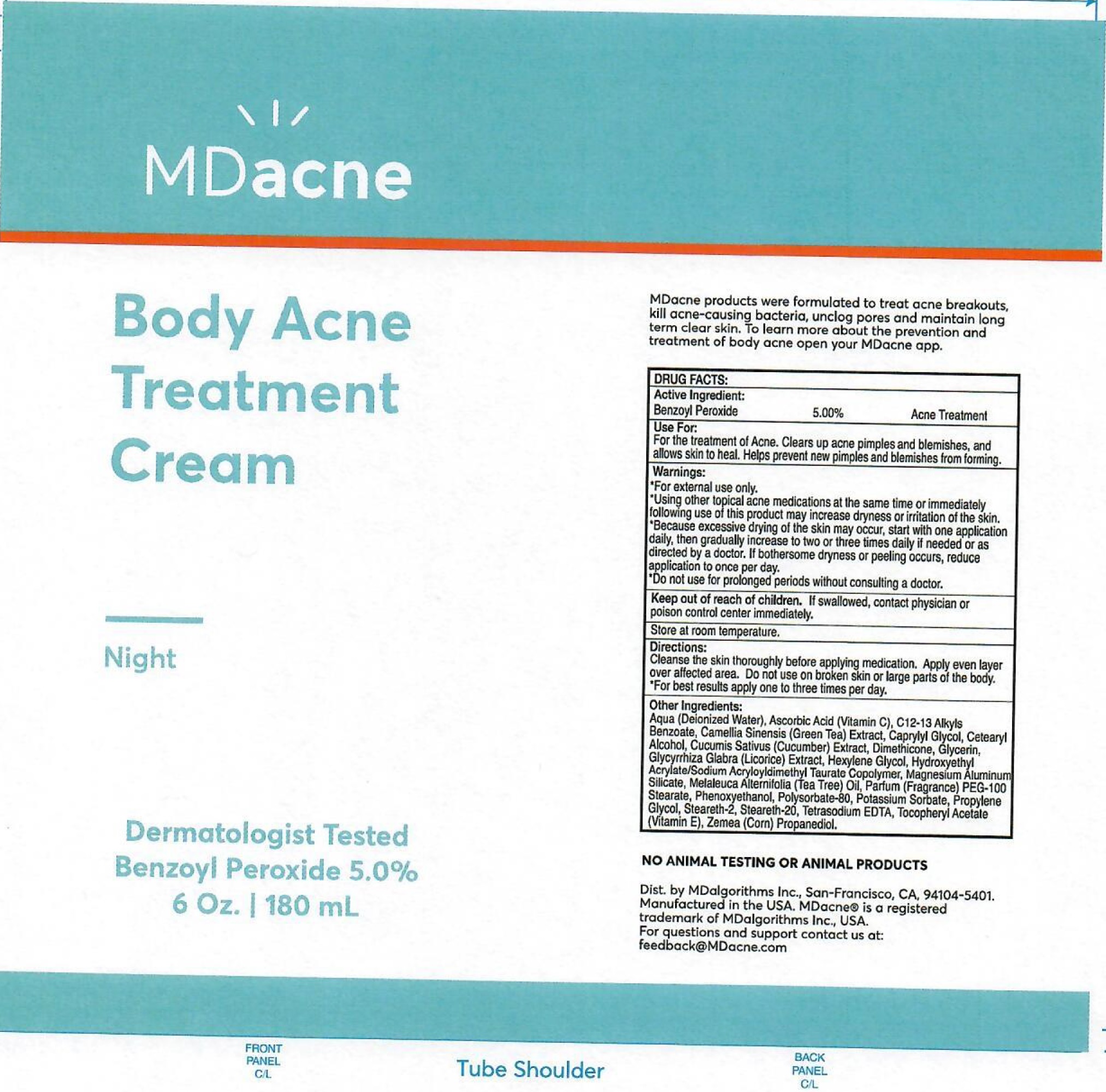 Pill image for Md-acne Body Acne Treatment Cream
