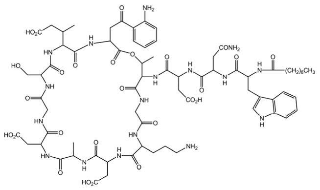 Pill image for These Highlights Do Not Include All The Information Needed To Use Daptomycin For Injection Safely And Effectively. See Full Prescribing Information For Daptomycin For Injection.