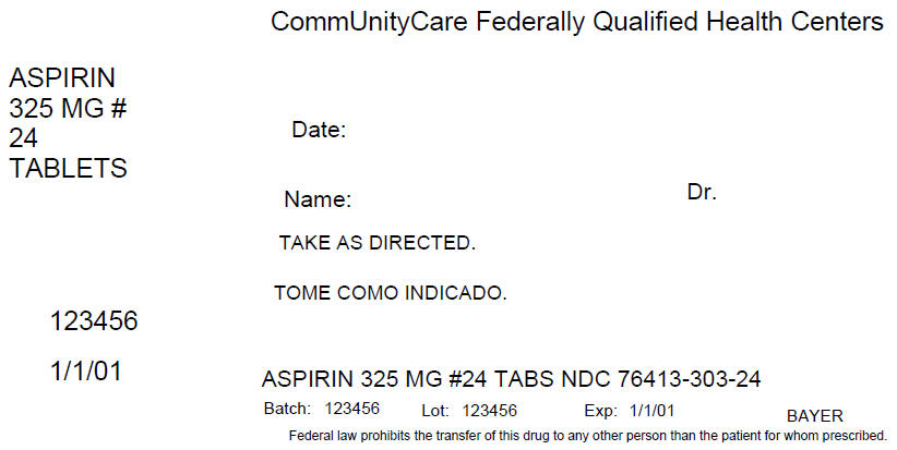 Pill image for Aspirin