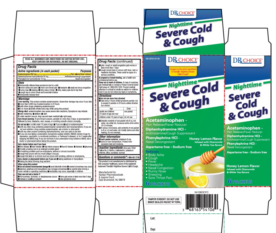 Pill image for Drx Choice Nighttime Severe Cold & Cough Chamomile & White Tea Flavors 6 Packets