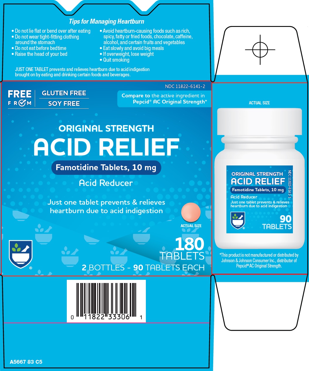 Pill image for Rite Aid Corporation Acid Relief Drug Facts