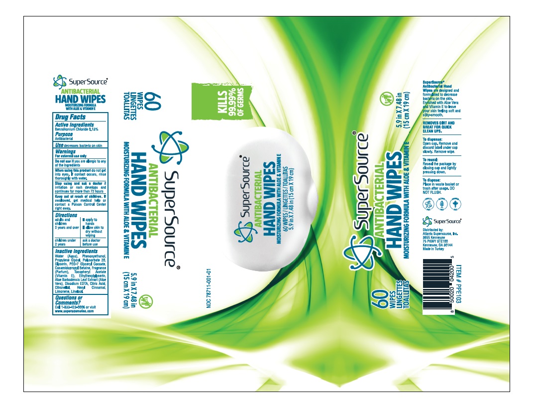 Pill image for Supersource Antibacterial Hand Wipe