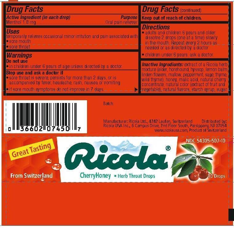 Pill image for Natural Cherry Honey Herb Throat Drops