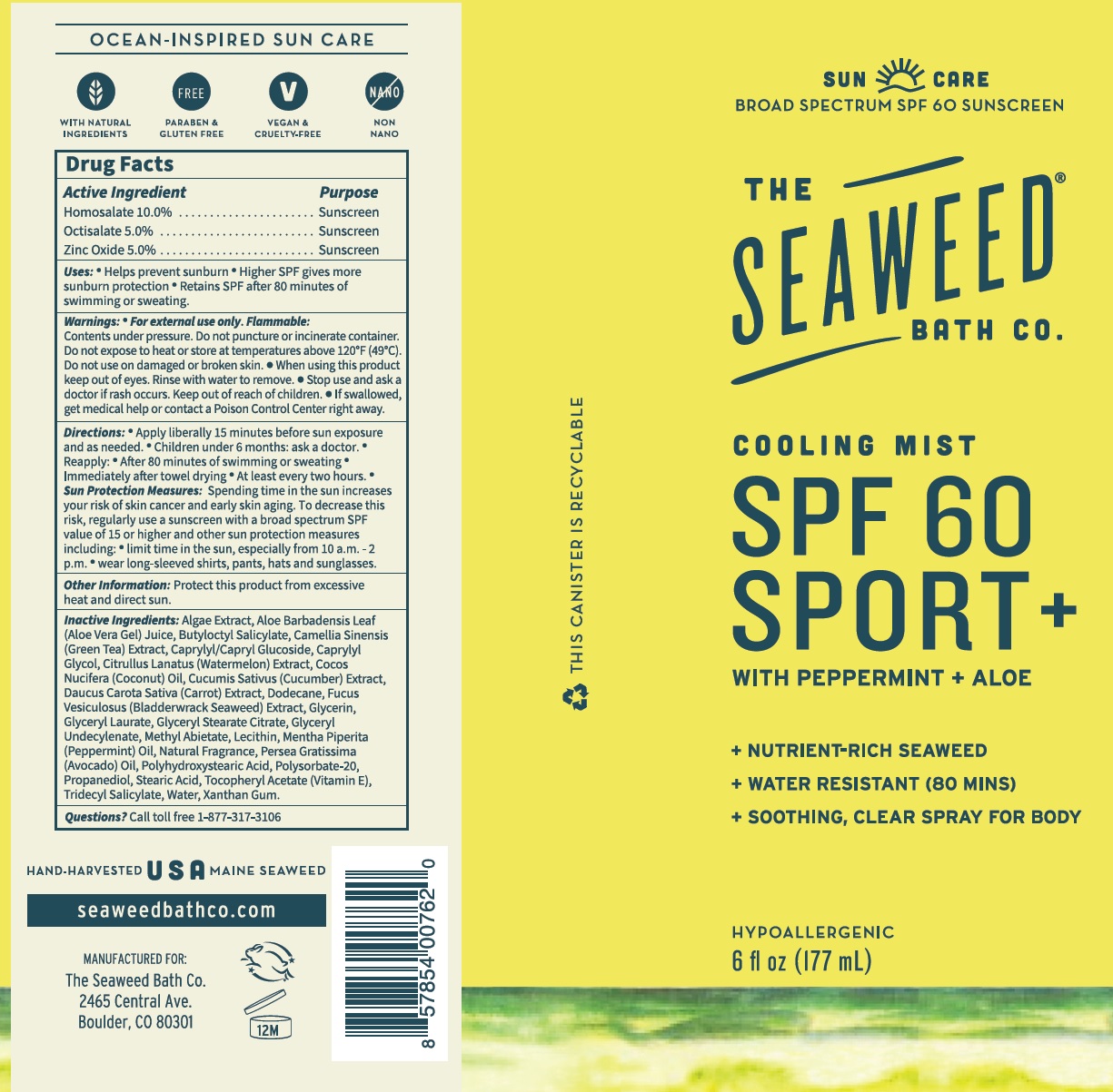 Pill image for Seaweed Bath Co. Cooling Mist Spf-60 Sport Spray