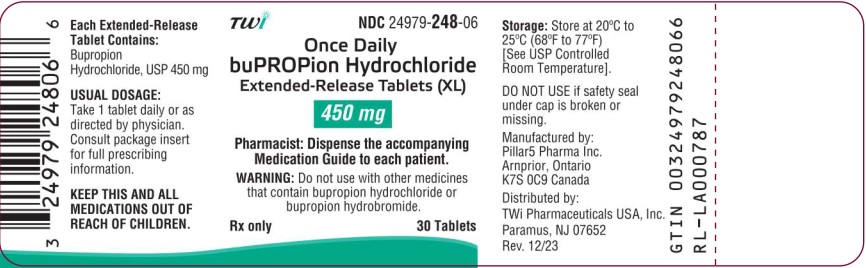 Pill image for These Highlights Do Not Include All The Information Needed To Use Bupropion Hydrochloride Extended-release Tablets (xl) Safely And Effectively. See Full Prescribing Information For Bupropion Hydrochloride Extended-release Tablets (xl).