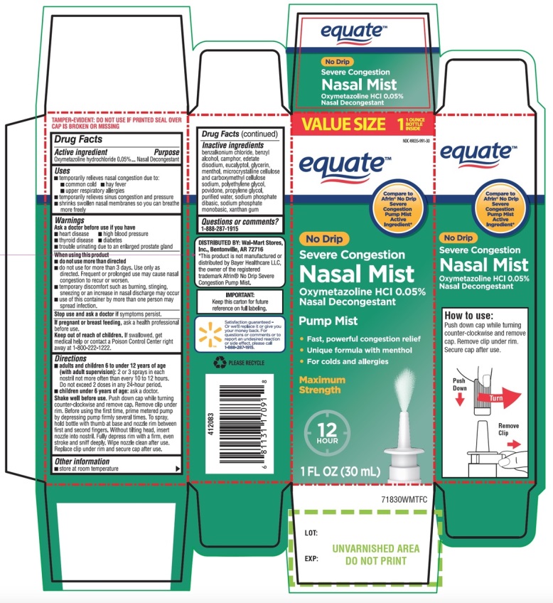 Pill image for No Drip Nasal Mist Nasal Decongestant Severe Congestion 1 Fl Oz 30ml