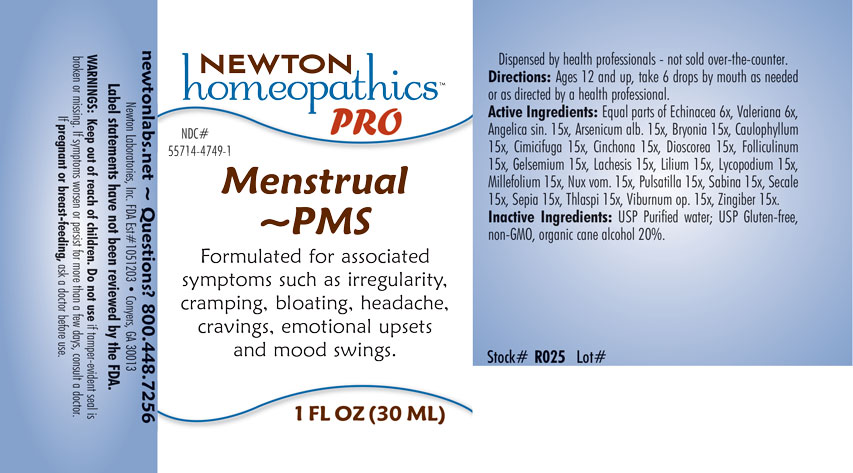 Pill image for Menstrual 4749l