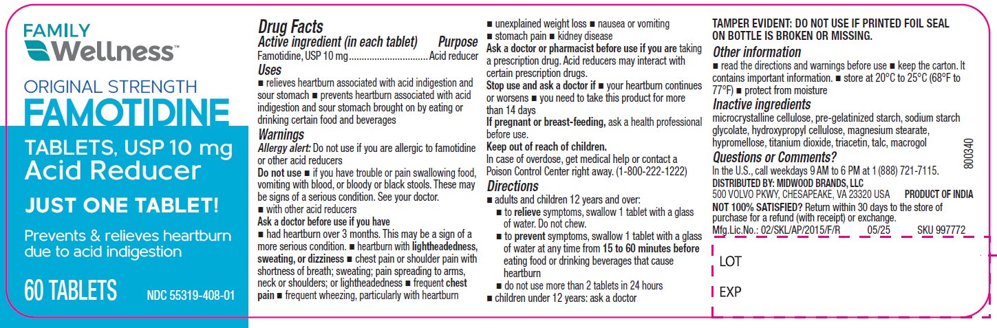 Pill image for Famotidine Tablets