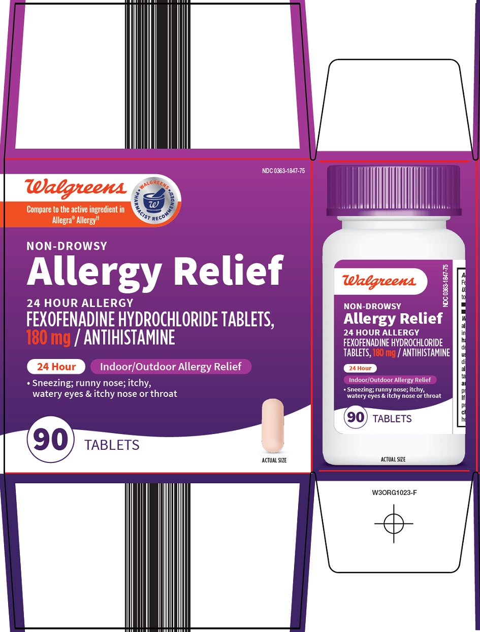 Pill image for Walgreen Co. Allergy Relief Drug Facts