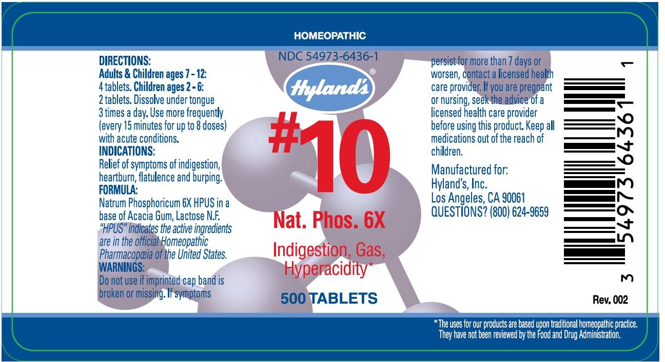 Pill image for #10 Natrum Phosphoricum 6x