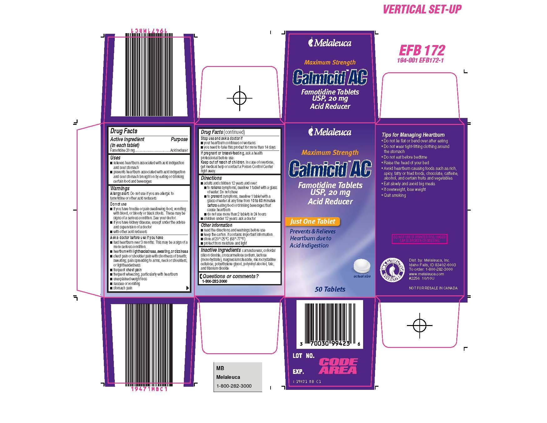 Pill image for Calmicid Ac Content Of Labeling