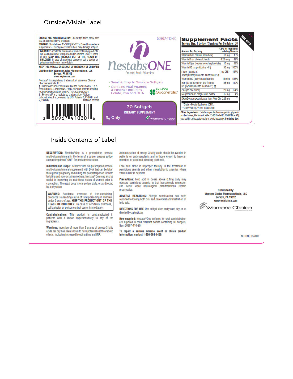 Pill image for Nestabs One