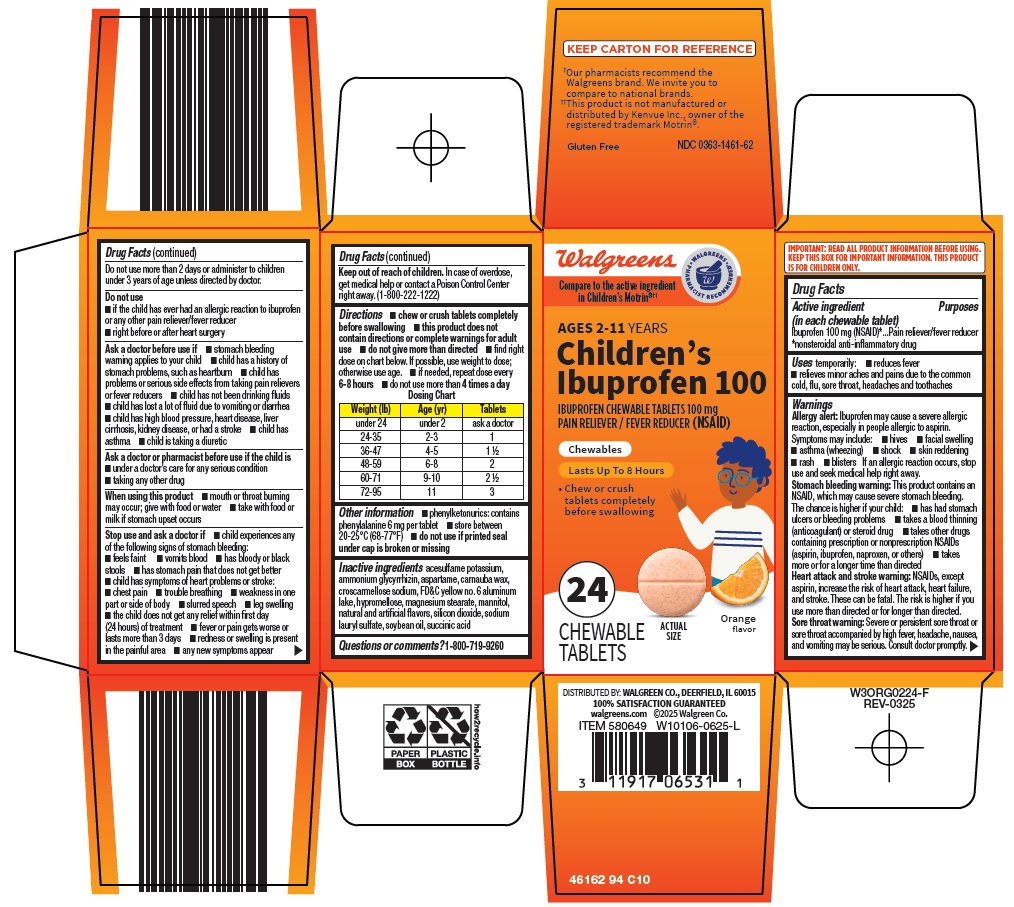 Pill image for Walgreen Co. Children’s Ibuprofen 100 Drug Facts
