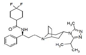 Pill image for These Highlights Do Not Include All The Information Needed To Use Maraviroc Tablets Safely And Effectively. See Full Prescribing Information For Maraviroc Tablets