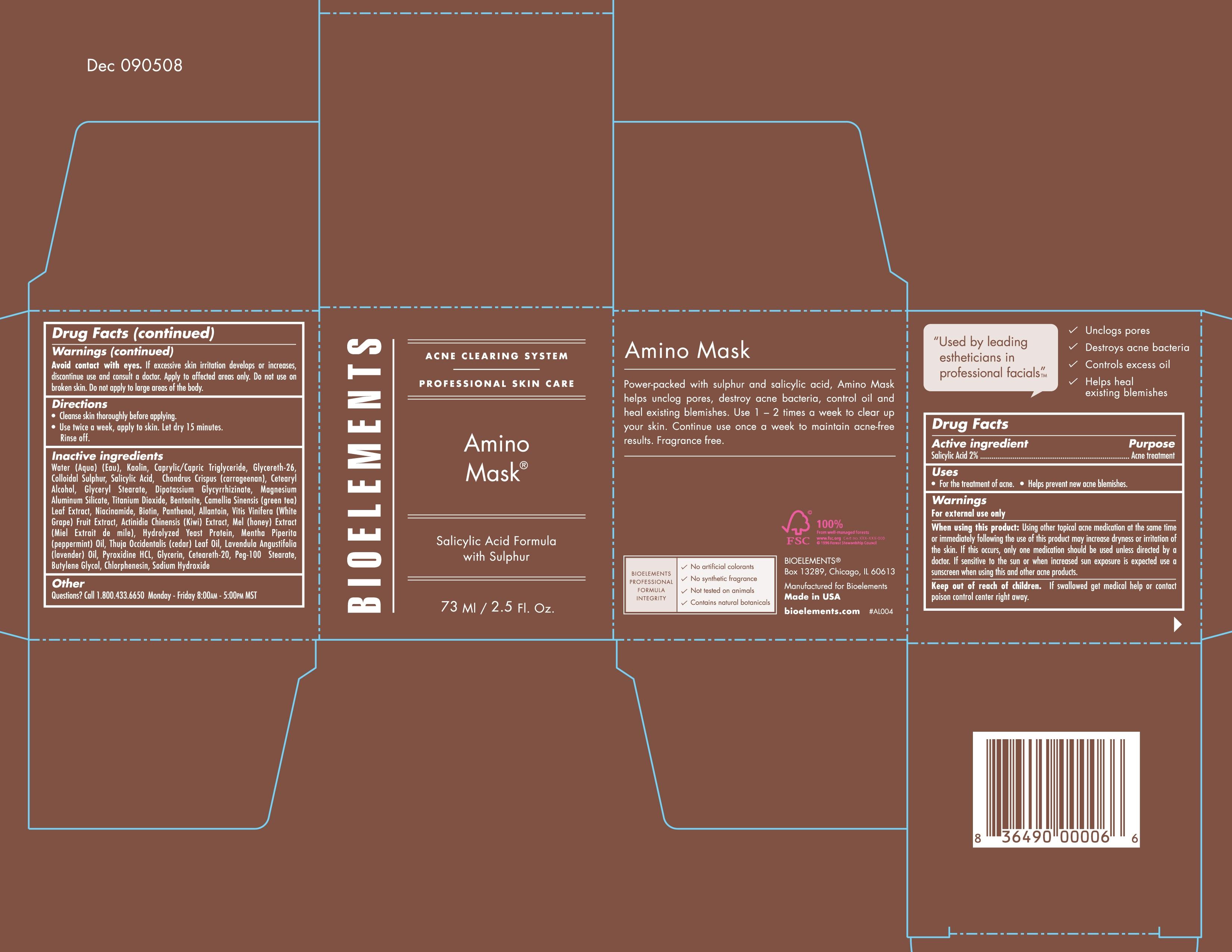 Pill image for Amino Mask