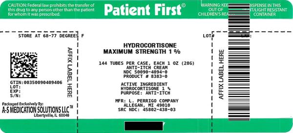 Pill image for Perrigo Hydrocortisone Cream 1% Drug Facts