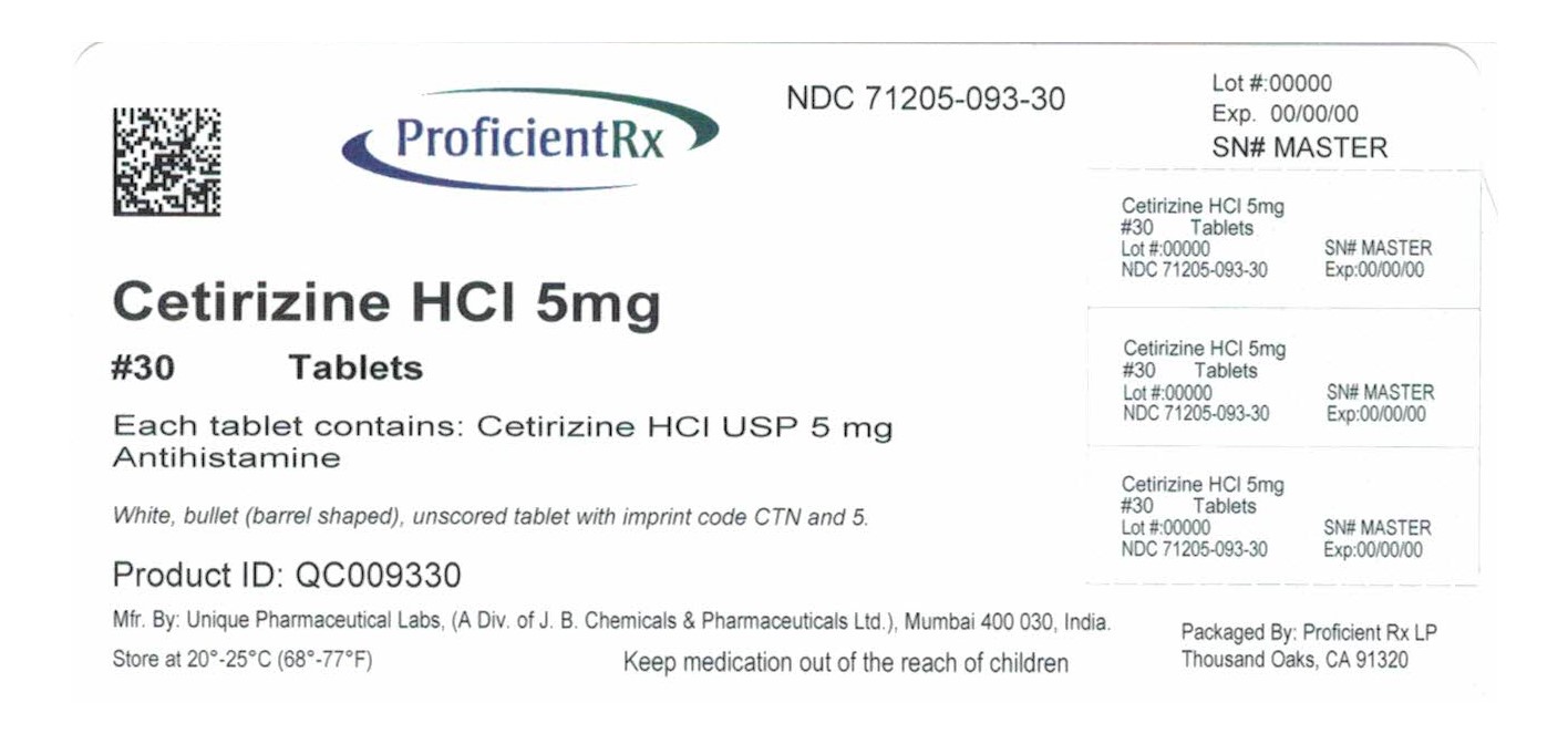 Pill image for Cetirizine Hydrochloride Tablets Usp
