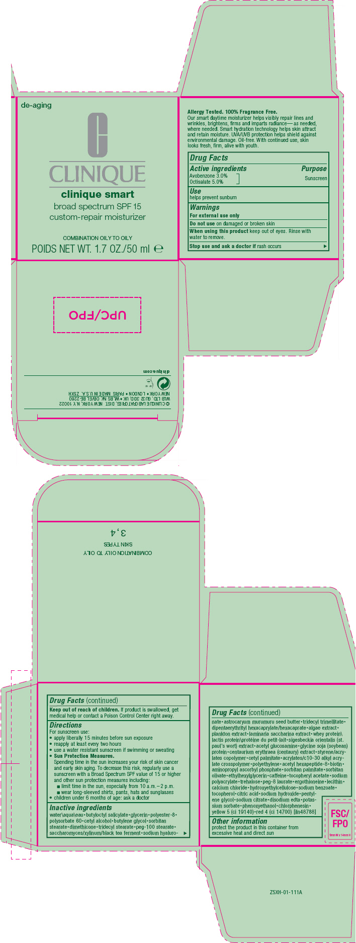 Pill image for Clinique Smart Custom Repair Moisturizer Broad Spectrum Spf 15 - Combination/oily To Oily
