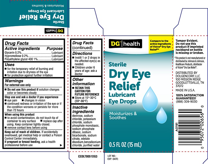Pill image for Dg Dry Eye Relief (pld)
