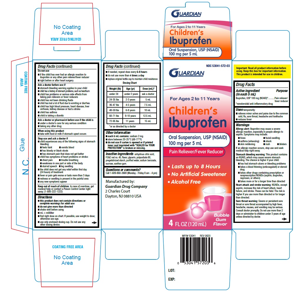 Pill image for Guardian Children's Ibuprofen Oral Suspension 