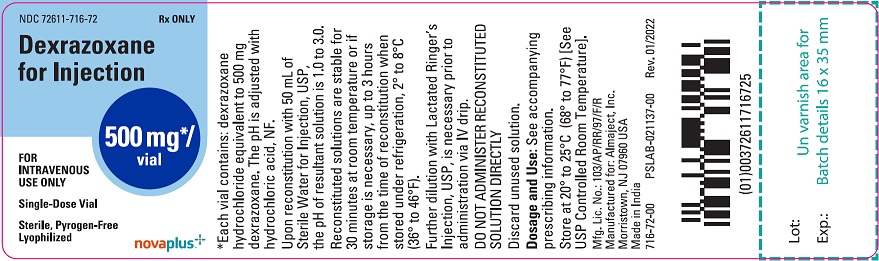 Pill image for These Highlights Do Not Include All The Information Needed To Use Dexrazoxane for Injection Safely And Effectively. See Full Prescribing Information For Dexrazoxane for Injection.