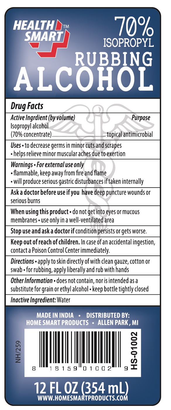 Pill image for Health Smart Isopropyl Rubbing Alcohol 70%