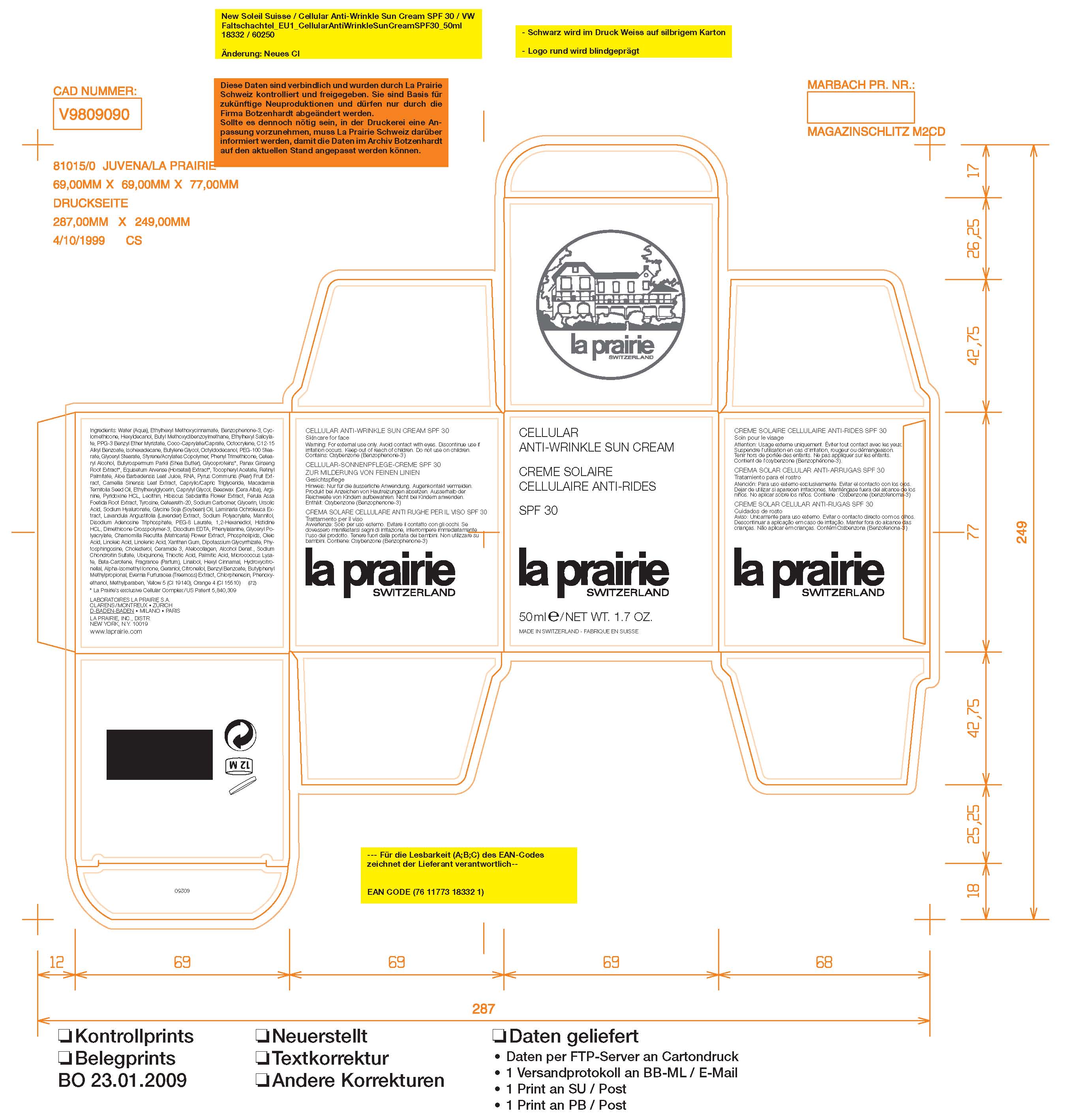 Pill image for Cellular Anti-wrinkle Sun Screen Spf 30