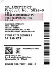 Pill image for nasal decongestant pe