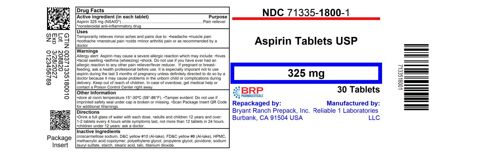 Pill image for aspirin 325 mg ec tablet