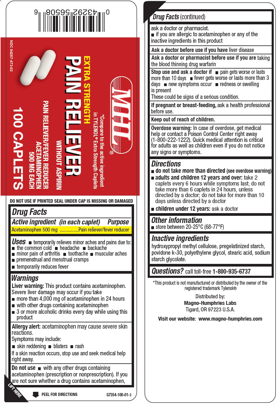 Pill image for Pain Reliever