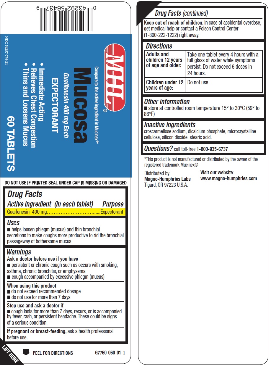 Pill image for Mucosa Guifenesin