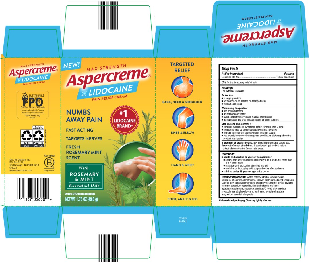 Pill image for Aspercreme Lidocaine With Rosemary And Mint