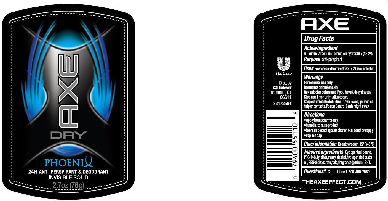 Pill image for axe dry phoenix antiperspirant deodorant