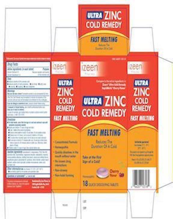 Pill image for Ultra Zinc Cold Remedy Fast Melting -cherry Flavor