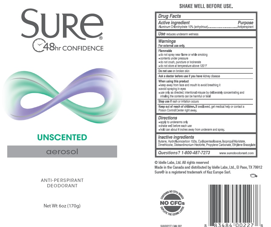 Pill image for Sure Antiperspirant Deodorant Unscented