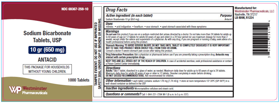 Pill image for Sodium Bicarbonate