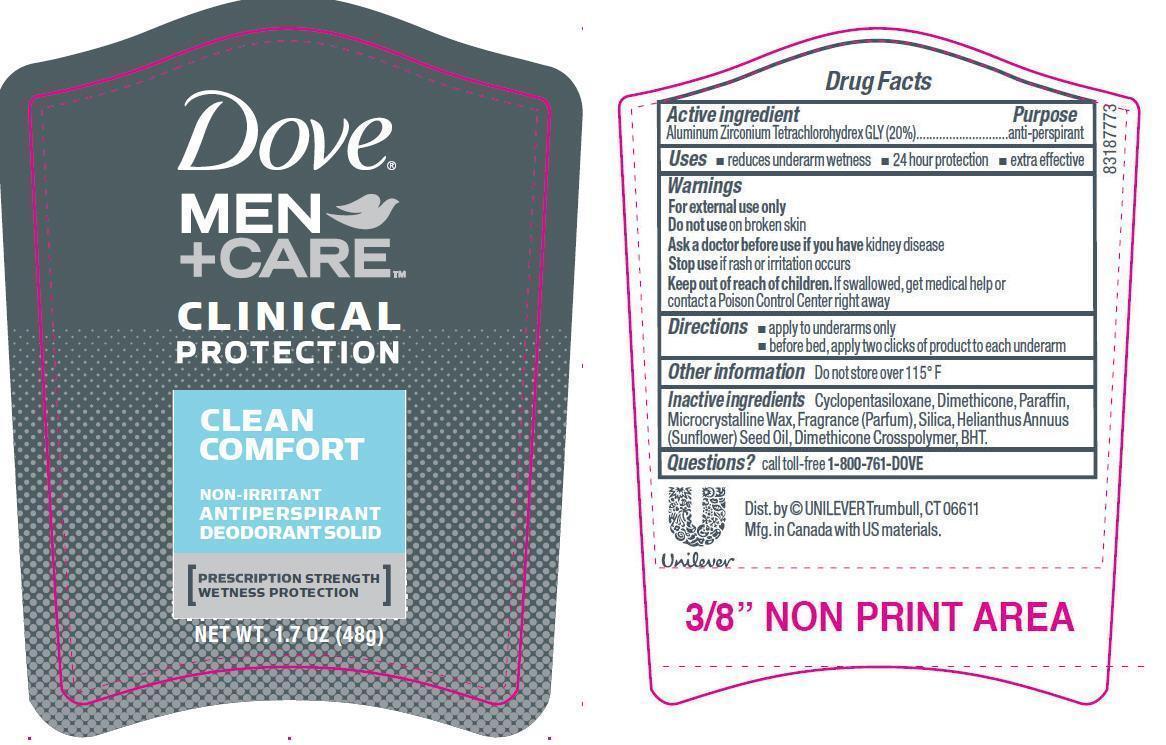 Pill image for Dove Men Clinical Protection Clean Comfort Antiperspirant Deodorant