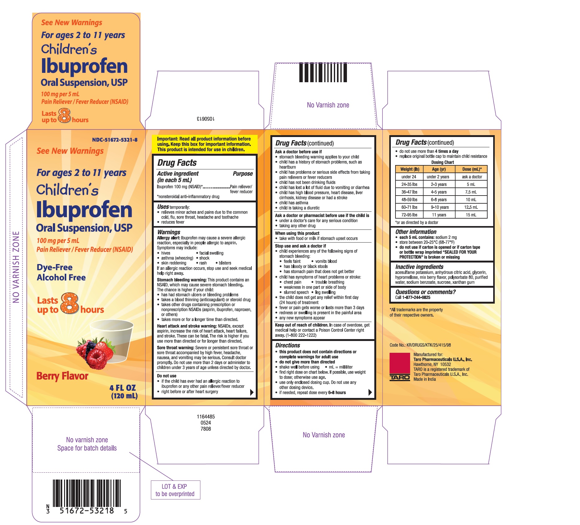 Pill image for Children's Ibuprofen Oral Suspension, Usp