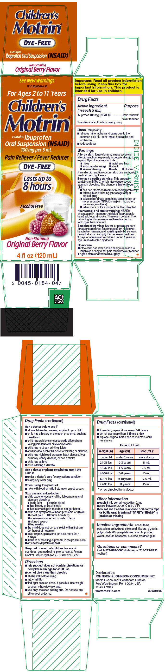 Pill image for Children's Motrin