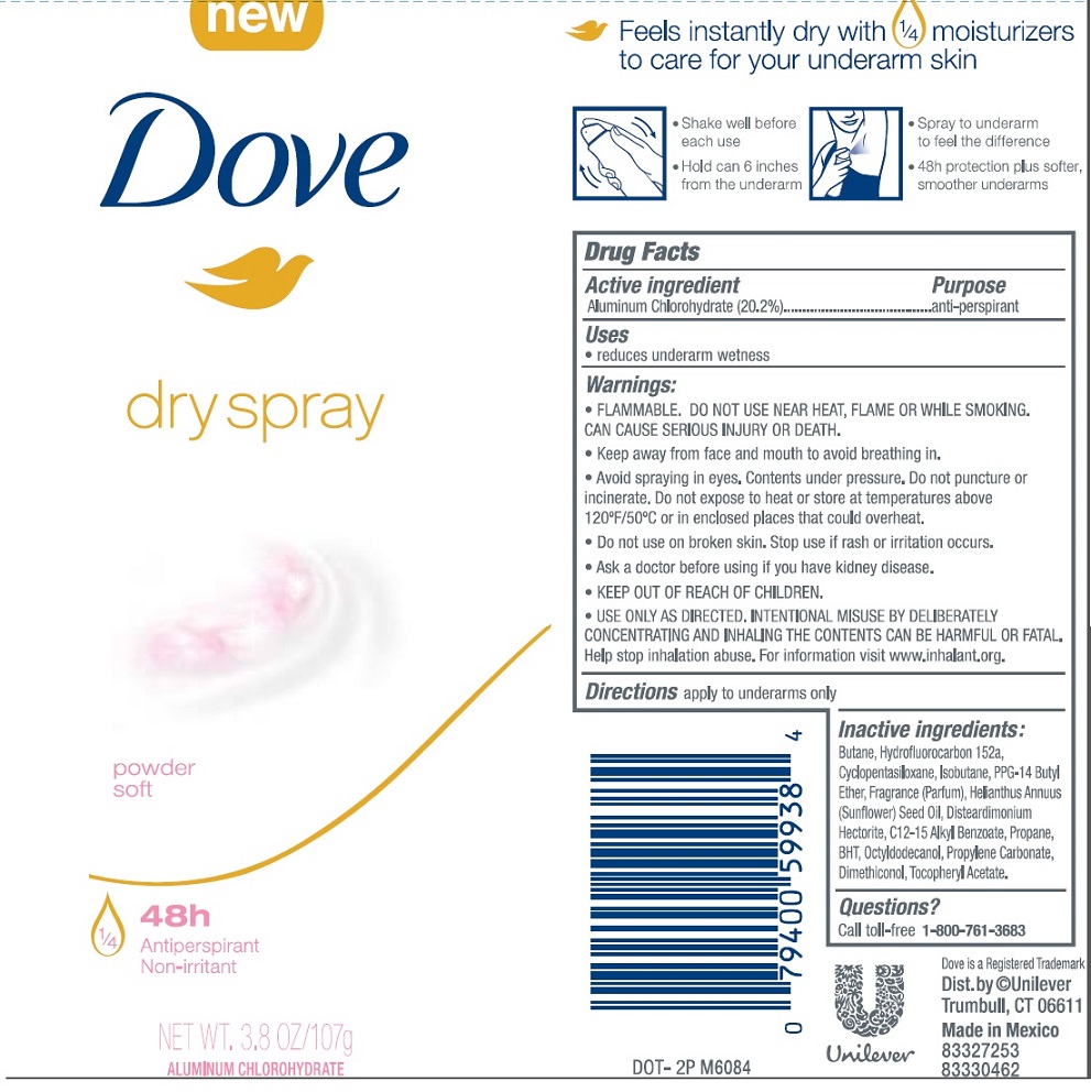 Pill image for Dove-powder Soft Dry Spray Antiperspirant