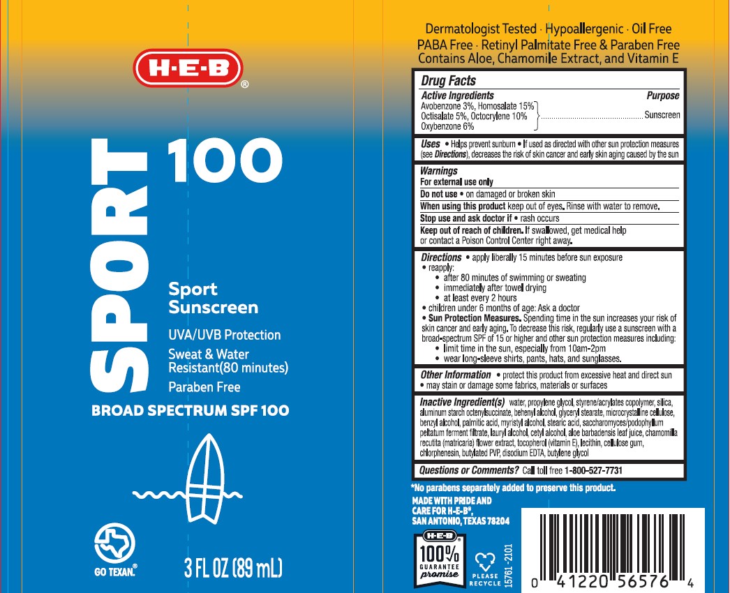 Pill image for Heb Solutions Sunscreen Sport Spf 100 Lotion