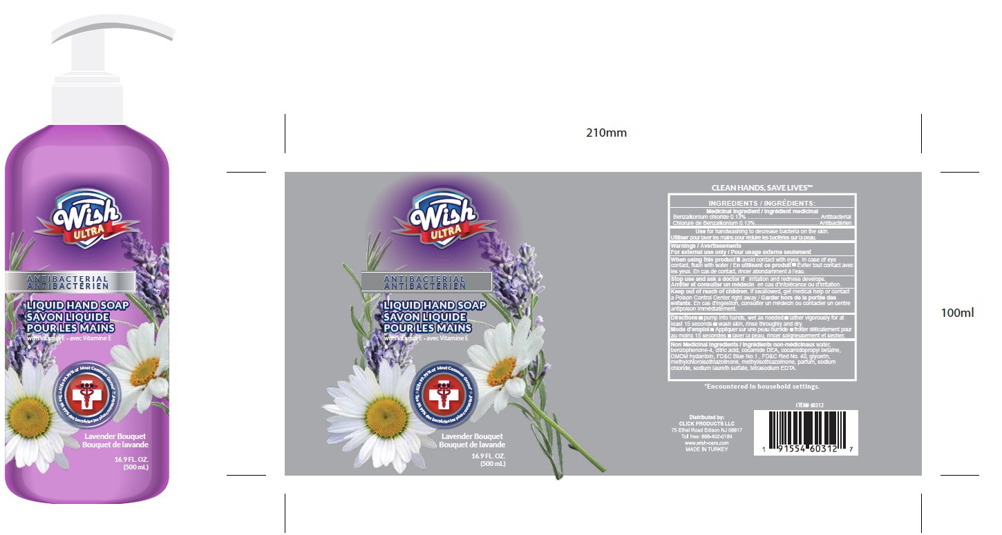 Pill image for Wish Ultra Antibacterial Liquid Hand Soap - Lavender Bouquet