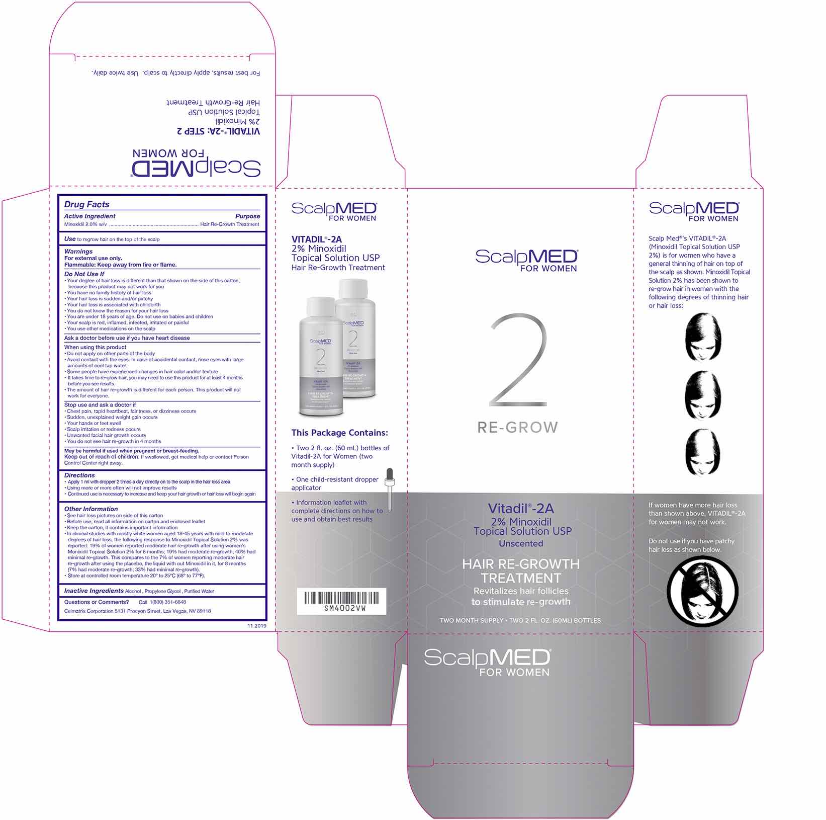 Pill image for Scalpmed For Women - Vitadil-2a Hair Regrowth Treatment 2%