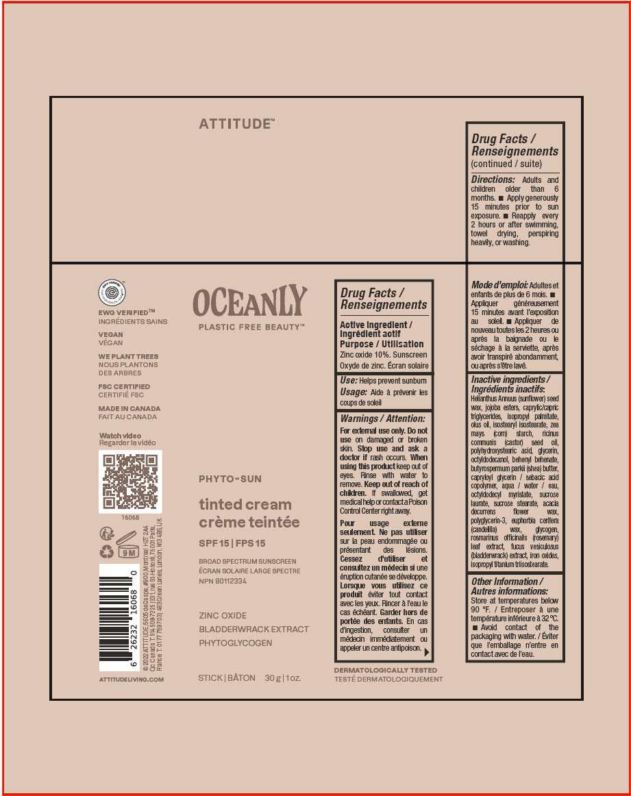 Pill image for Attitude™ Oceanly Phyto-sun Tinted Cream - Spf 15 - Broad Spectrum Sunscreen