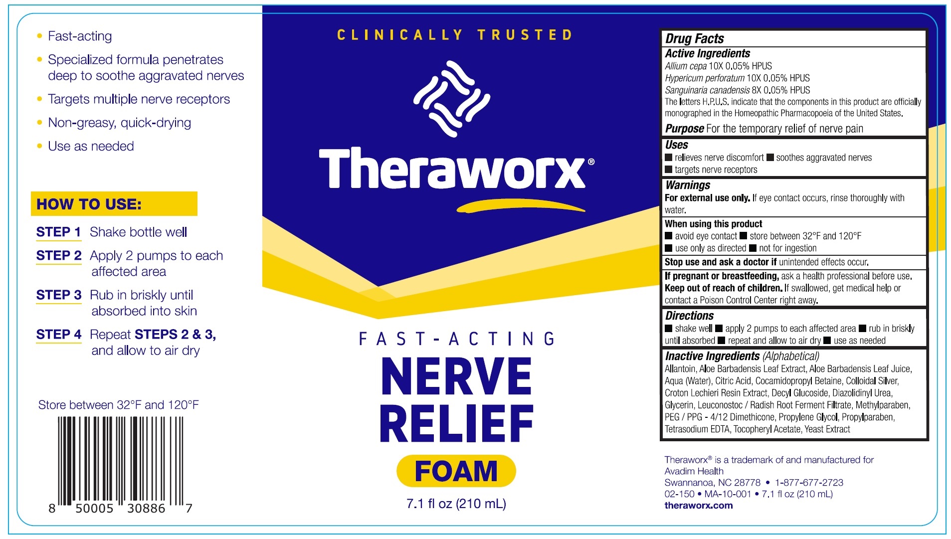 Pill image for Theraworx Nerve Relief Foam