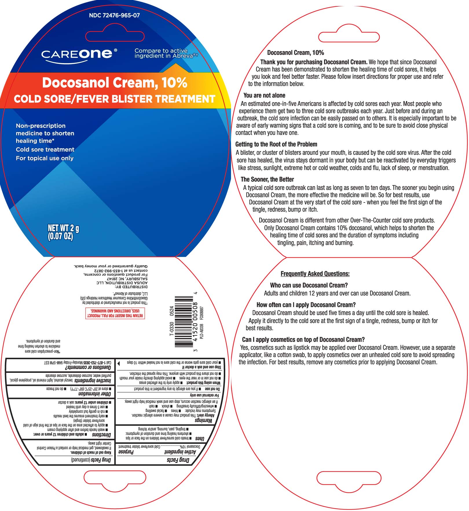 Pill image for Docosanol Cream, 10%