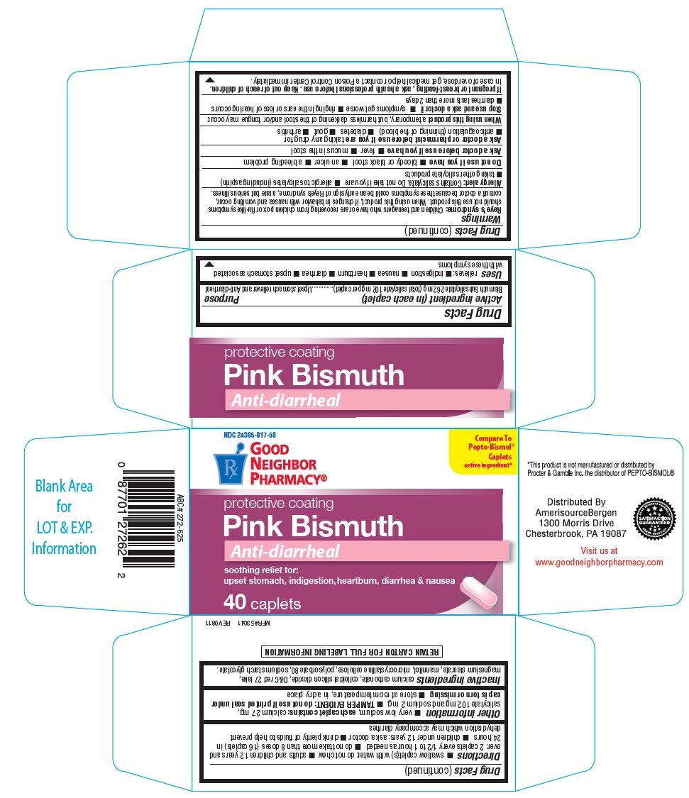Pill image for Gnp Pink Bismuth Tablets