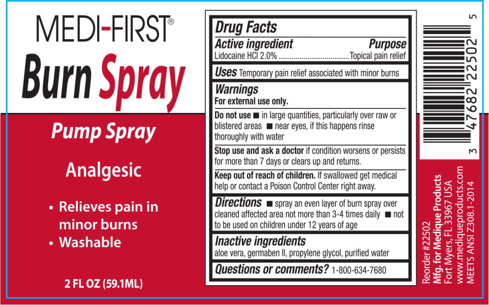Pill image for Medi-first Burn Spray