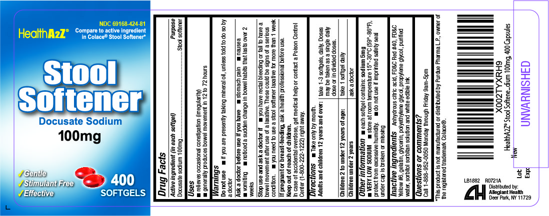 Pill image for 424-stool Softener- Single Tone